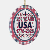 米国250年 | 1776-2026年1500年 セラミックオーナメント (右)