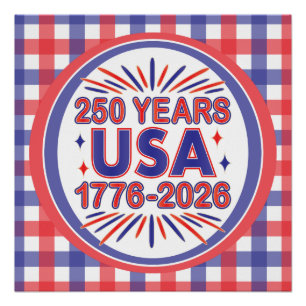 米国250年 1776-2026年1500年 ポスター