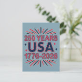 米国250年 | 1776-2026年1500年 ポストカード (スタンド正面)