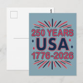 米国250年 | 1776-2026年1500年 ポストカード (正面/裏面)
