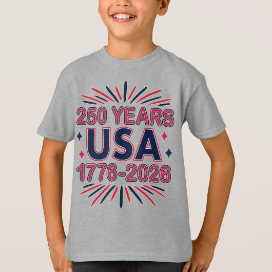 米国250年 | 1776-2026年1500年 Tシャツ (正面)