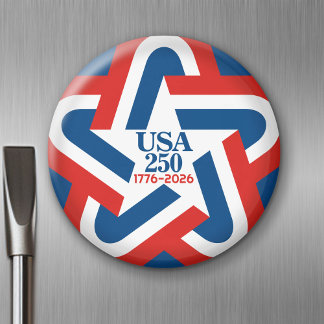 米国250 - 1776-2026ヴィンテージスターデザイン マグネット