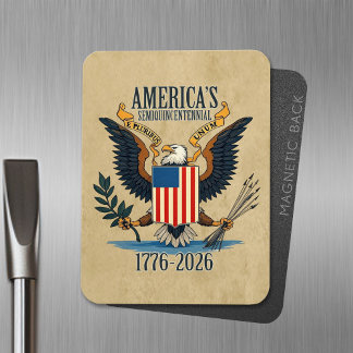 米国250 - 1776-2026 -ヴィンテージイーグルコート・オブ・アームズ マグネット
