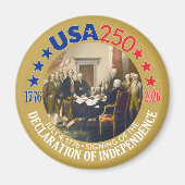 米国250 - 1776-2026 – 独立宣言 マグネット (正面)