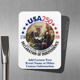 米国250 - 1776-2026 – 独立宣言 マグネット