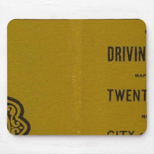 米国3のコルトンの運転とホイーリングの地図 マウスパッド (正面)