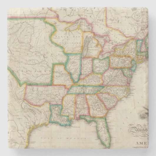 米国4 ストーンコースター (正面)