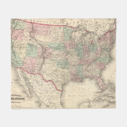 米国4 フリースブランケット (正面(横))