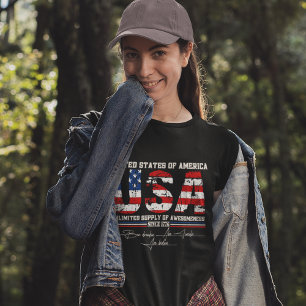 米国7月4日ユーモアのある独立日 Tシャツ