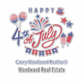 米国7月4日 |エテ実在ートブランド認識度 シール (正面)