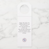 米国7月4日 |不動産仲介業者愛国的お祝い ボトルネックタグ (裏面)