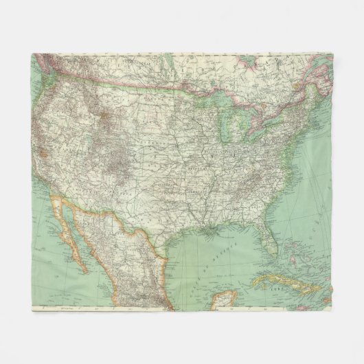 米国7 フリースブランケット (正面(横))