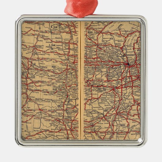 米国8 メタルオーナメント (正面)