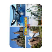 米国 – アメリカ合衆国 – オーランド – フロリダ マグネット (縦)