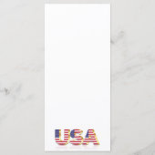 米国 – アメリカ合衆国 – 国旗 – 愛国心 メニュー (裏面)