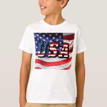 米国 – アメリカ国旗Tシャツ