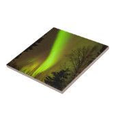 米国、アラスカ、チェナ·ホット·春。オーロラの景色 タイル (側面)