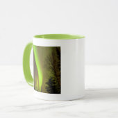 米国、アラスカ、チェナ·ホット·春。オーロラの景色 マグカップ (正面左)