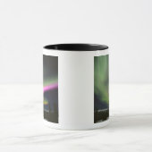 米国、アラスカ、チェナ·ホット·春。オーロラ2 マグカップ (中央)