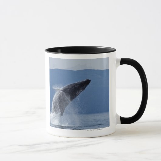 米国、アラスカ、Angoonのザトウクジラ(Megaptera マグカップ (右)