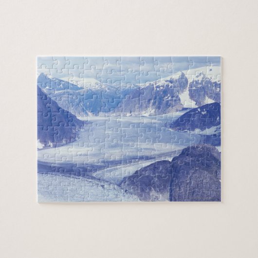 米国、アラスカ、Wrangell StエリアスNP、Leconte ジグソーパズル (横)