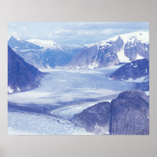 米国、アラスカ、Wrangell StエリアスNP、Leconte ポスター