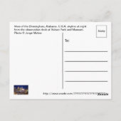 米国，アラバマ，バーミンガム ポストカード (裏面)