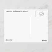 米国，アラバマ ポストカード (裏面)