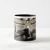 米国、アラバマ、Monroeville。 作家の家 ツートーンマグカップ (中央)