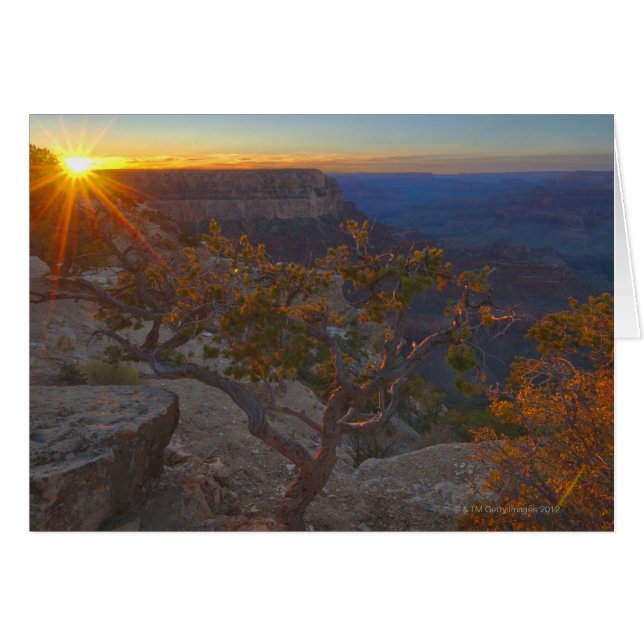 米国、アリゾナのグランドキャニオン、Yavapiポイントの (正面横)