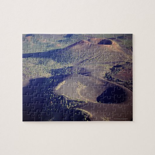 米国、アリゾナの日没の噴火口の国有記念物、 ジグソーパズル (横)