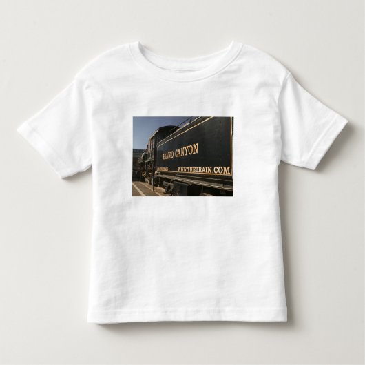 米国、アリゾナ、ウィリアムス: グランドキャニオンの鉄道 トドラーTシャツ (正面)