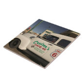 米国、アリゾナ、ウィリアムス: 古い巡洋艦のカフェ66 タイル (側面)