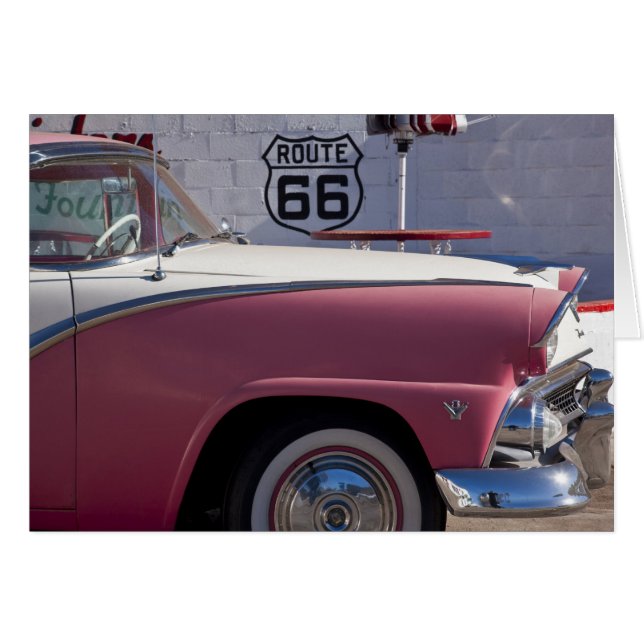 米国、アリゾナ、ウィリアムス。 Rt. 66町、50年代 (正面横)