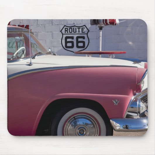 米国、アリゾナ、ウィリアムス。 Rt. 66町、50年代 マウスパッド (正面)