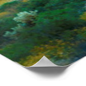 米国、アリゾナ。サグアーロサボスフィールドバイアザクリフ ポスター (角)