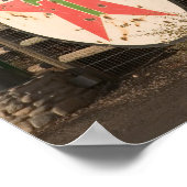 米国、アリゾナ、セドナ:アンティーク広告シンボルや象徴 ポスター (角)