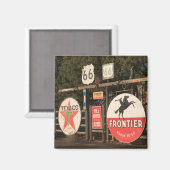 米国、アリゾナ、セドナ:アンティーク広告シンボルや象徴 マグネット (正面/裏面)