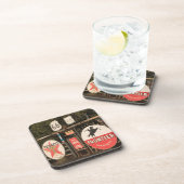 米国、アリゾナ、セドナ: 旧式な広告シンボルや象徴 コースター (右側)