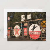 米国、アリゾナ、セドナ: 旧式な広告シンボルや象徴 ポストカード (正面/裏面)