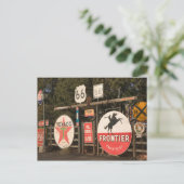 米国、アリゾナ、セドナ: 旧式な広告シンボルや象徴 ポストカード (スタンド正面)