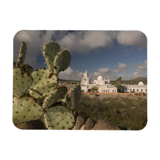 米国，アリゾナ，ツーソン：ミッションSan Xavier del Bac 2 マグネット (横)