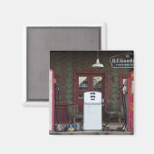 米国、アリゾナ。塩化物幽霊タウン、古いガス マグネット (正面/裏面)