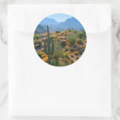 米国、アリゾナ。砂漠の景色 ラウンドシール (バッグ)