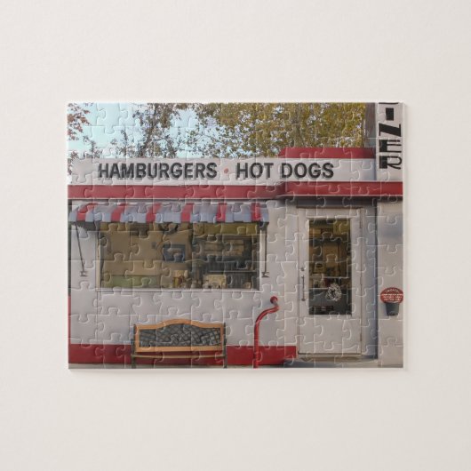 米国、アリゾナ、Bisbee: Dellの影があるモーテル、すべての2 ジグソーパズル (横)