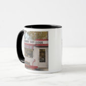 米国、アリゾナ、Bisbee: Dellの影があるモーテル、すべての2 マグカップ (正面左)