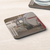 米国、アリゾナ、Bisbee: Dellの影があるモーテル、すべて コースター (左側)