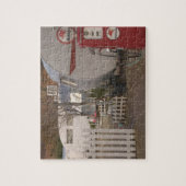 米国、アリゾナ、Bisbee: Dellの影があるモーテル、すべて ジグソーパズル (縦)