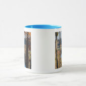 米国、アーカンソー、ウォー·イーグル、ホッブス·州·パーク マグカップ (中央)