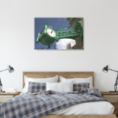 米国、イリノイ州、シカゴ:ループ:北州 キャンバスプリント (インサイチュ (寝室))